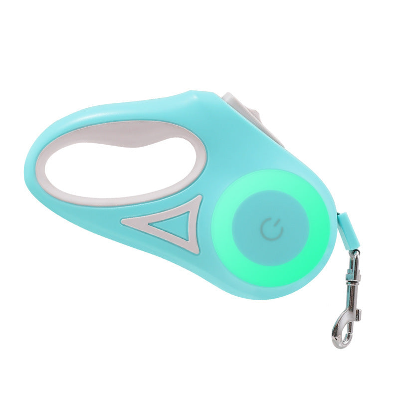 Retractable Dog Leash with LED Spotlight — Automatic Traction Rope for Small & Medium Dogs
