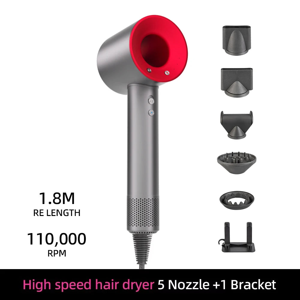 High Speed Bladeless Negative Ion Hair Dryer | 1600W Smart Temp Control