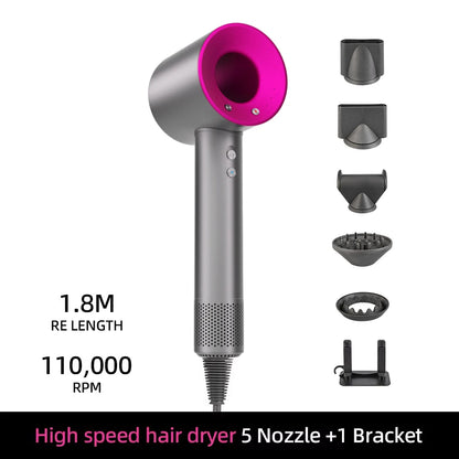 High Speed Bladeless Negative Ion Hair Dryer | 1600W Smart Temp Control