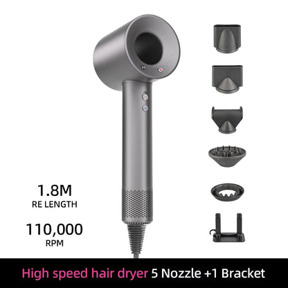 High Speed Bladeless Negative Ion Hair Dryer | 1600W Smart Temp Control