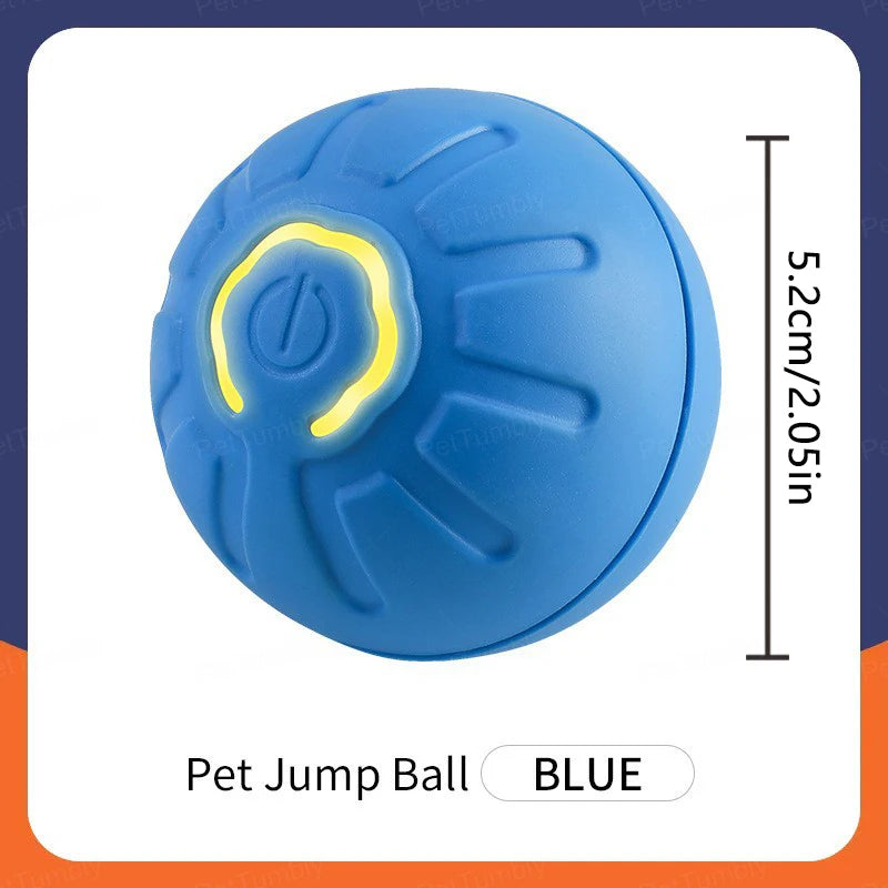 Smart Interactive Pet Toy Ball | Auto-Bouncing USB Rechargeable Dog & Cat Toy