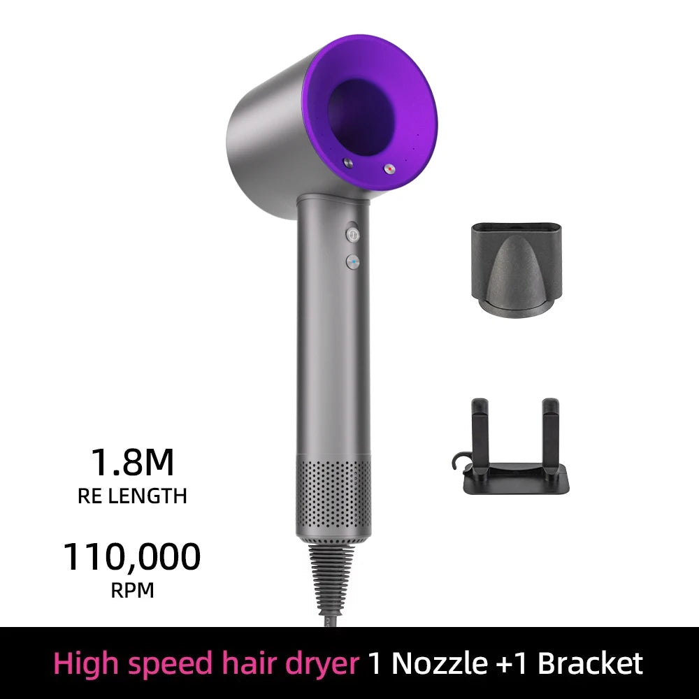 High Speed Bladeless Negative Ion Hair Dryer | 1600W Smart Temp Control