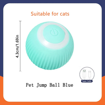 Smart Interactive Pet Toy Ball | Auto-Bouncing USB Rechargeable Dog & Cat Toy