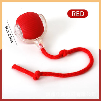Smart Interactive Pet Toy Ball | Auto-Bouncing USB Rechargeable Dog & Cat Toy