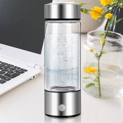 Hydrogen Rich Water Generator Bottle | 420ml Portable Ionizer Cup