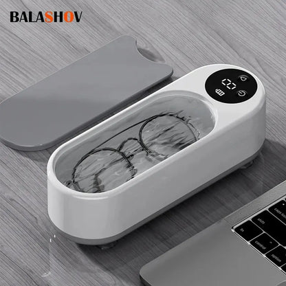 Ultrasonic Jewellery Cleaner Machine | 450ml Portable Cleaner for Rings, Glasses & More