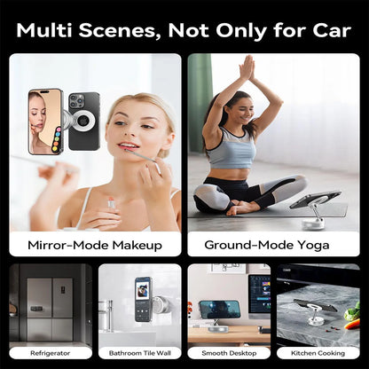 Magnetic Car Phone Mount | 360° Adjustable MagSafe Compatible Holder