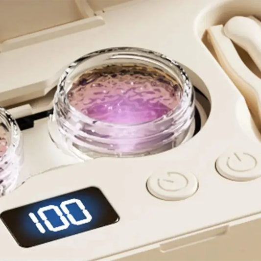 Ultrasonic Contact Lens Cleaner | USB Rechargeable Portable Lens Cleaning Machine