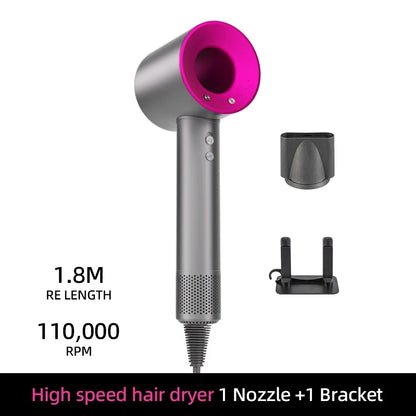 High Speed Bladeless Negative Ion Hair Dryer | 1600W Smart Temp Control