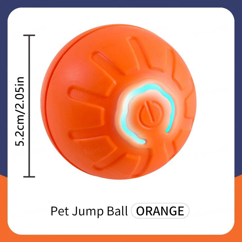 Smart Interactive Pet Toy Ball | Auto-Bouncing USB Rechargeable Dog & Cat Toy