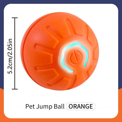Smart Interactive Pet Toy Ball | Auto-Bouncing USB Rechargeable Dog & Cat Toy