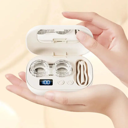 Ultrasonic Contact Lens Cleaner | USB Rechargeable Portable Lens Cleaning Machine