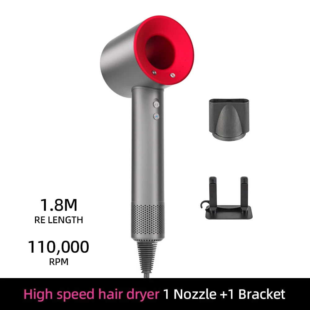 High Speed Bladeless Negative Ion Hair Dryer | 1600W Smart Temp Control